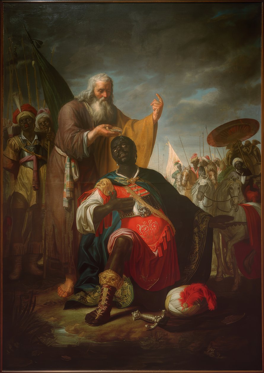Komoří křest od Abraham Bloemaert