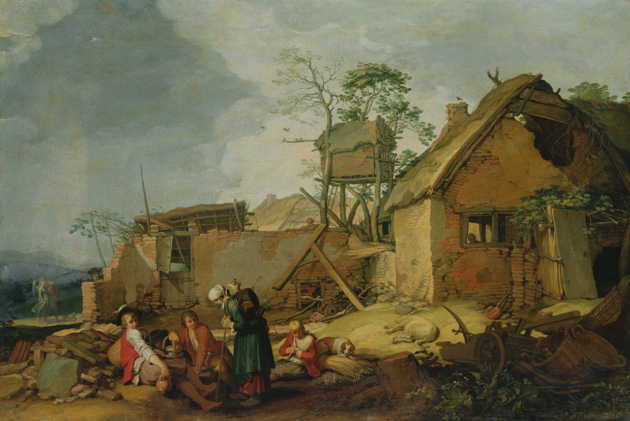 Krajina s farmou, 1629 od Abraham Bloemaert