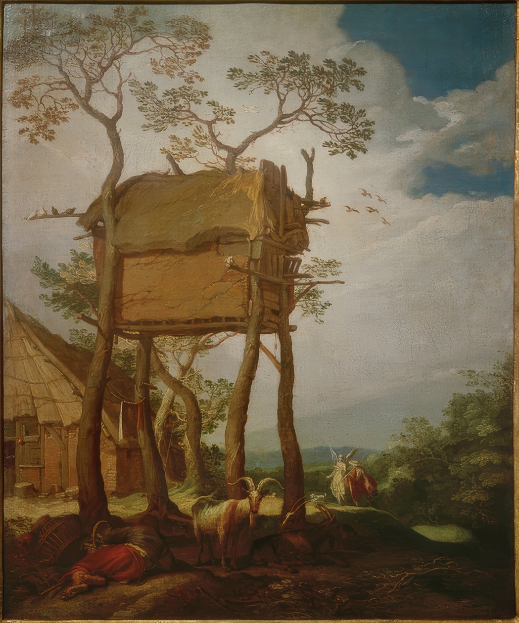 Krajina s Tobiášem a andělem od Abraham Bloemaert