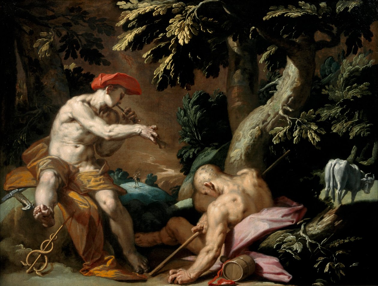 Merkur, Argus a Io od Abraham Bloemaert