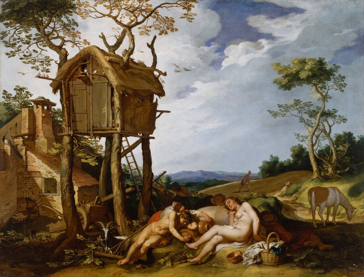 Podobenství o pšenici a koukolu od Abraham Bloemaert