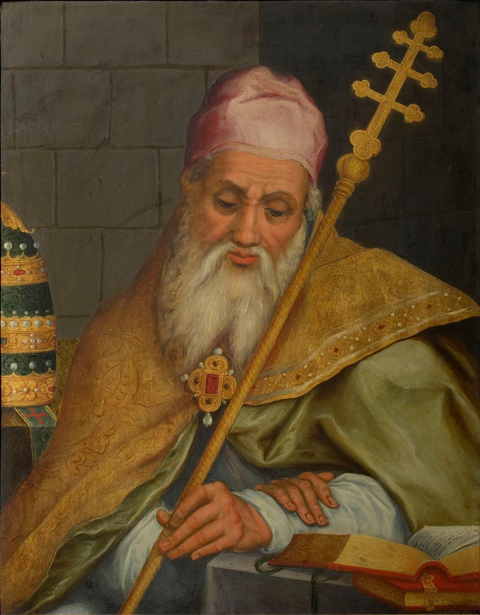 Svatý Řehoř Veliký. od Abraham Bloemaert