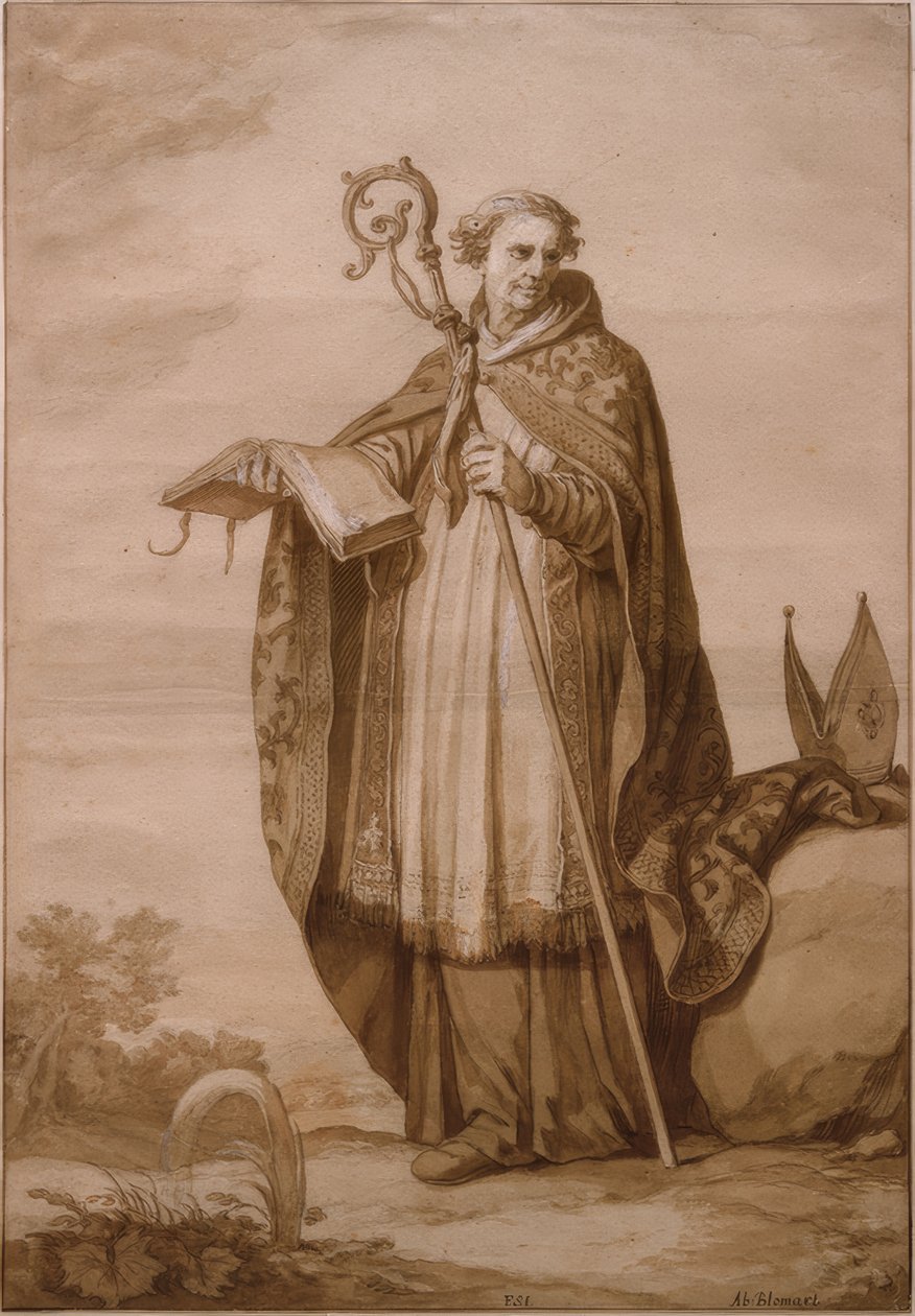 Svatý Engelmundus od Abraham Bloemaert