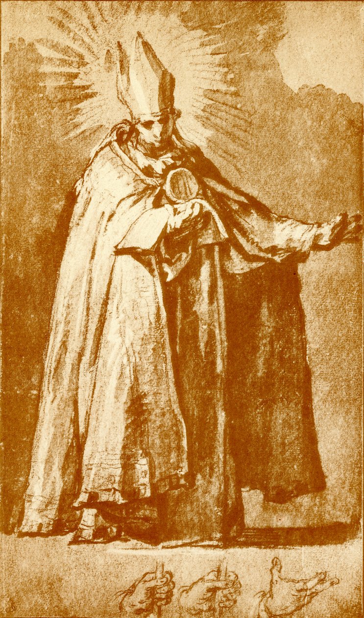 Svatý Augustin od Abraham Bloemaert