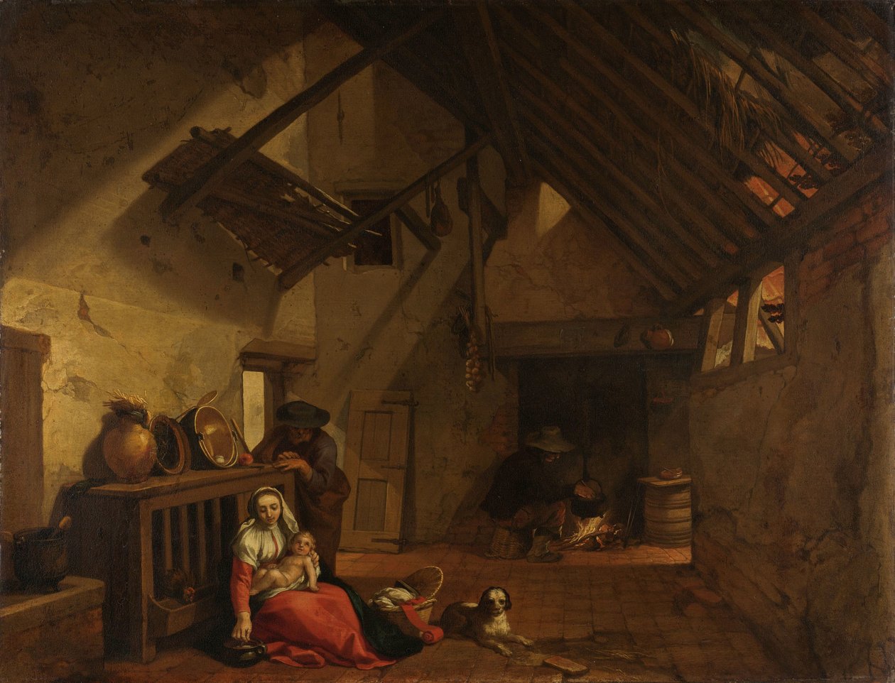 Zbytek na útěku do Egypta od Abraham Bloemaert