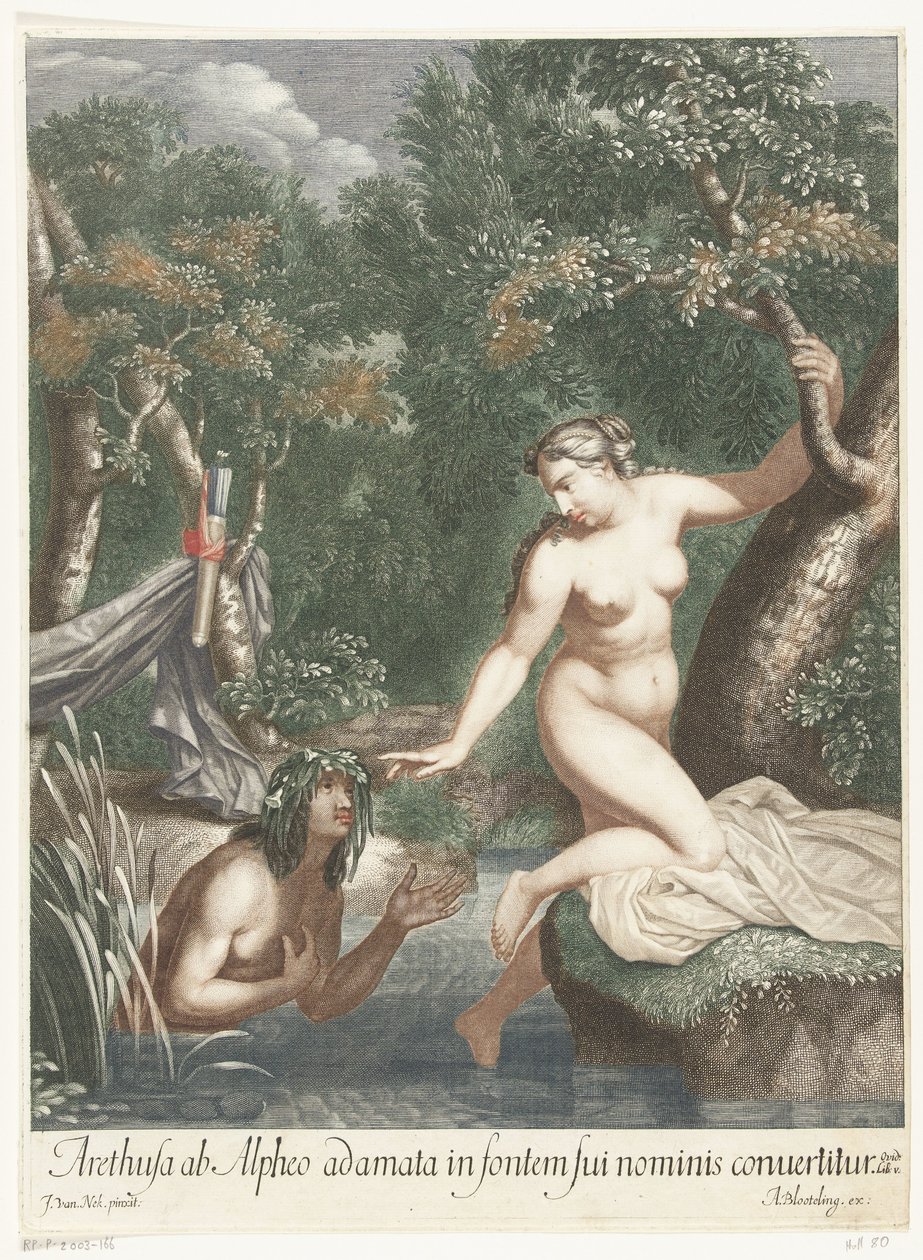 Alpheus a Arethusa od Abraham Bloteling