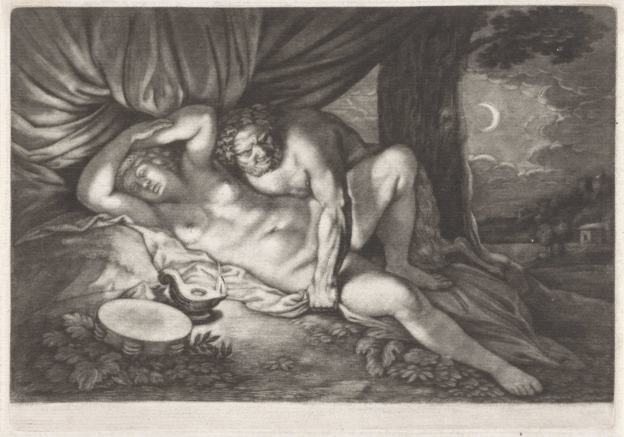 Jupiter a Antiope od Abraham Bloteling