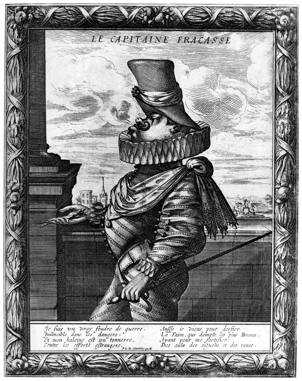 Kapitán Fracasse, c120-1670 1924 od Abraham Bosse