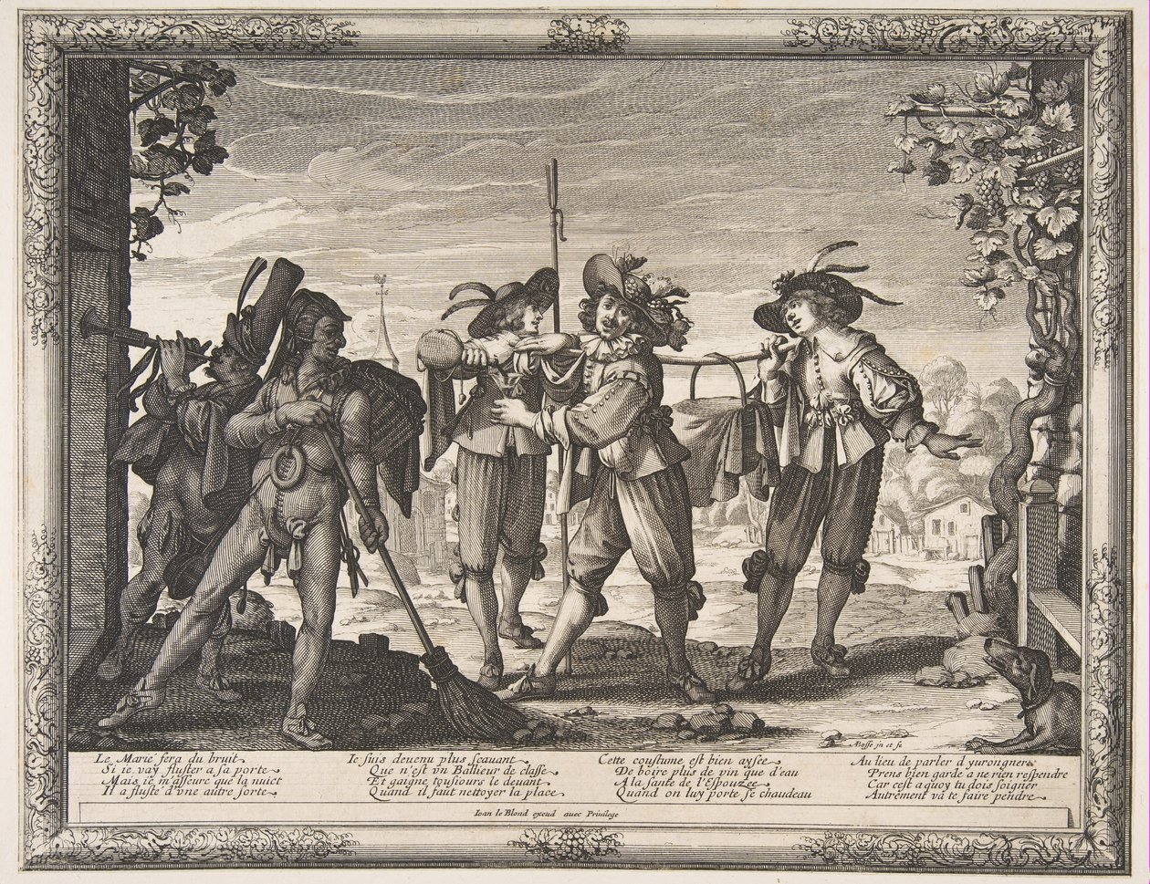 Charivari, K. 1633. od Abraham Bosse