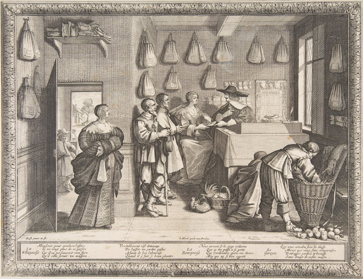 Úřad práce, ca. 1633. od Abraham Bosse