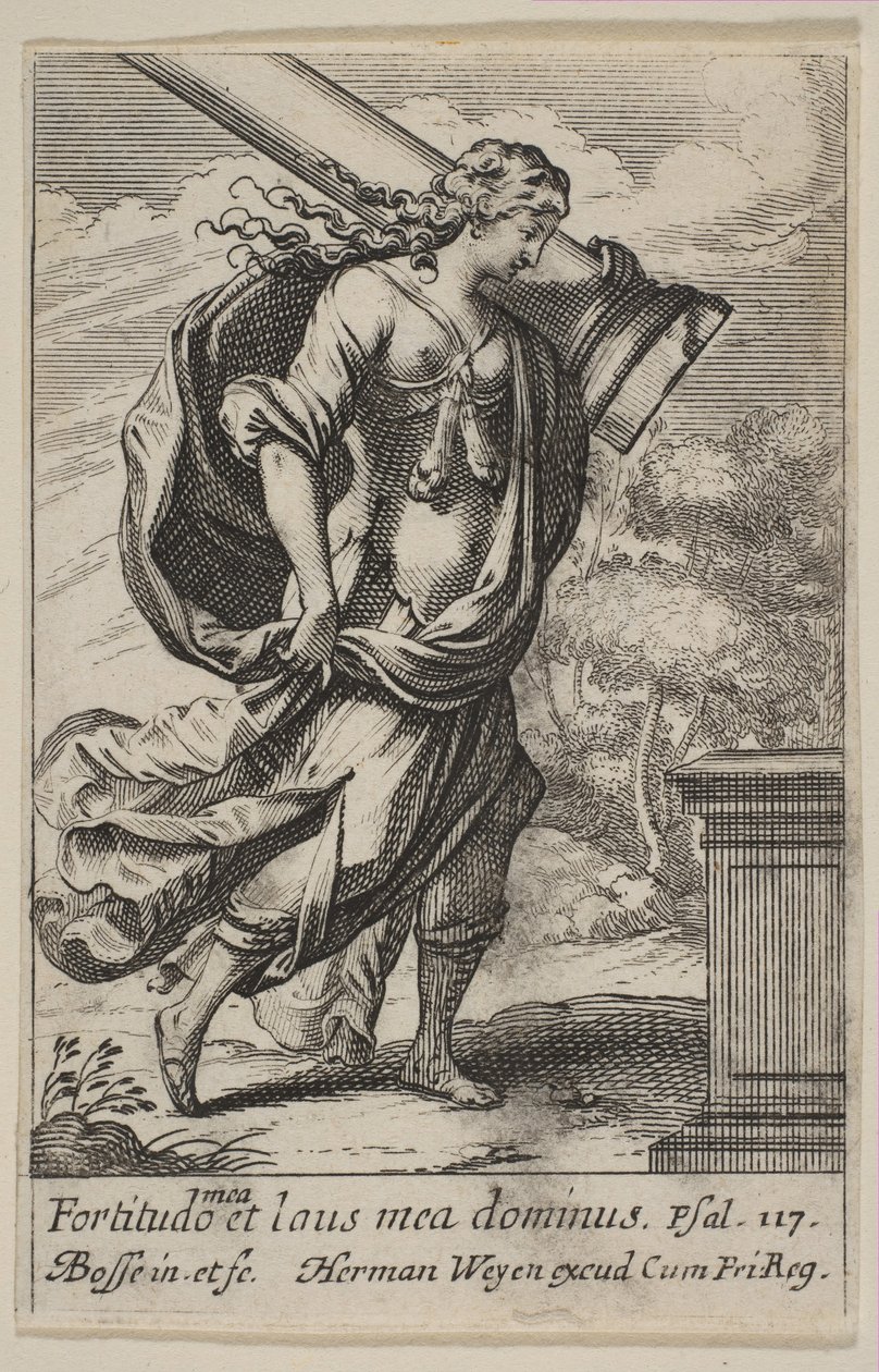 Fortitude, 1636. od Abraham Bosse