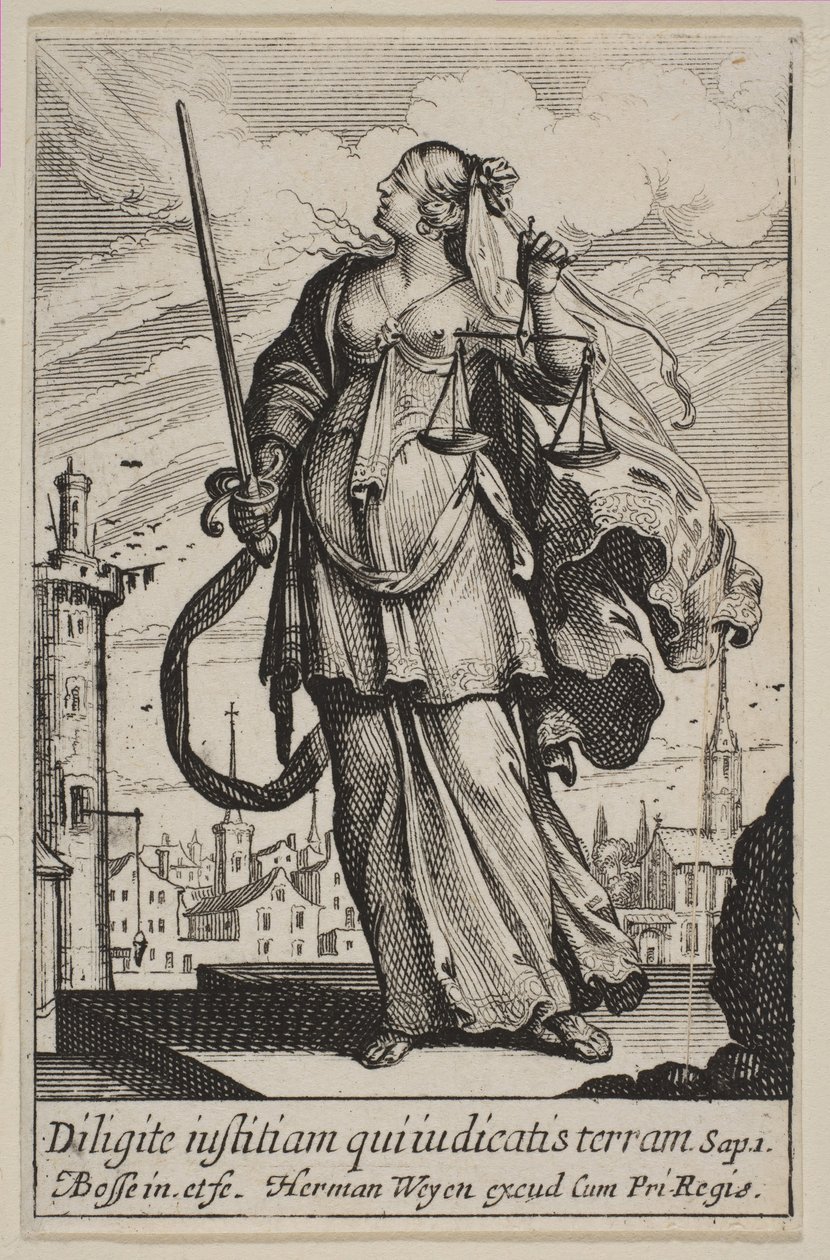 Spravedlnost, 1636. od Abraham Bosse