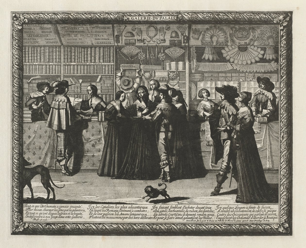 La Galerie du Paris, 1640. od Abraham Bosse
