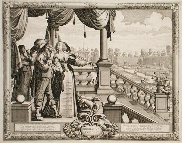Spring, cca 1630-40 (rytina) od Abraham Bosse