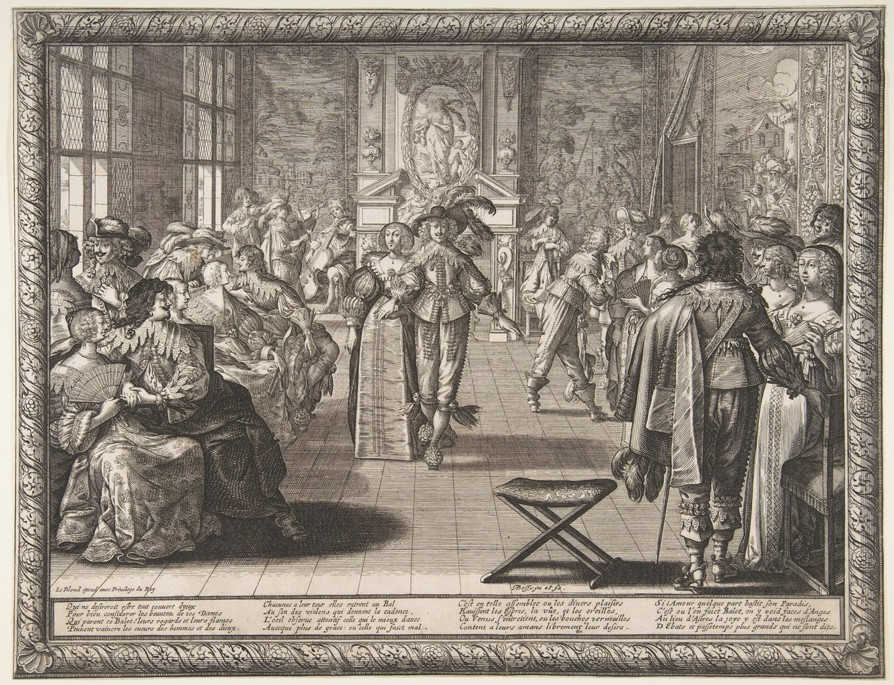 The Ball, ca. 1634. od Abraham Bosse