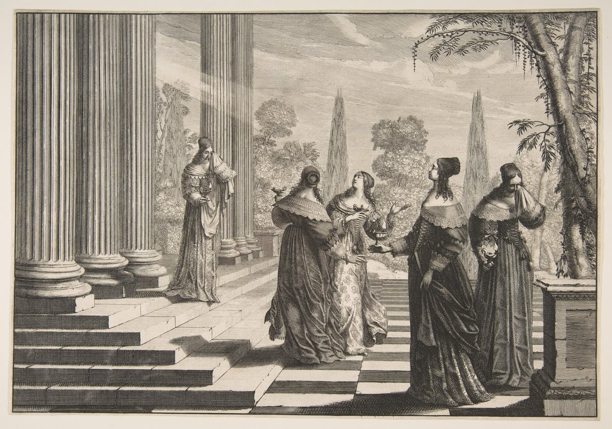 The Foolish Virgins Rejected, ca. 1635. od Abraham Bosse