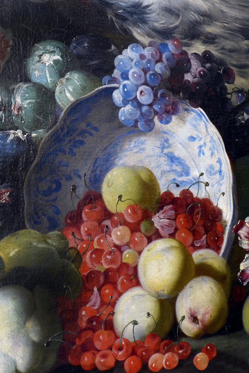 Květiny, ovoce, ptáci od Abraham Brueghel