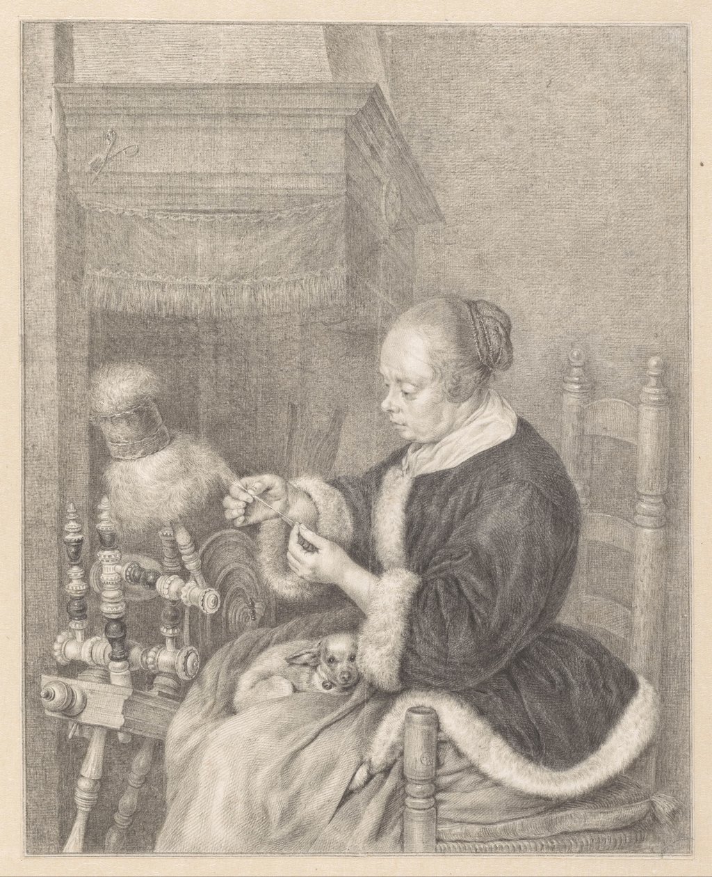 Spinster od Abraham Delfos