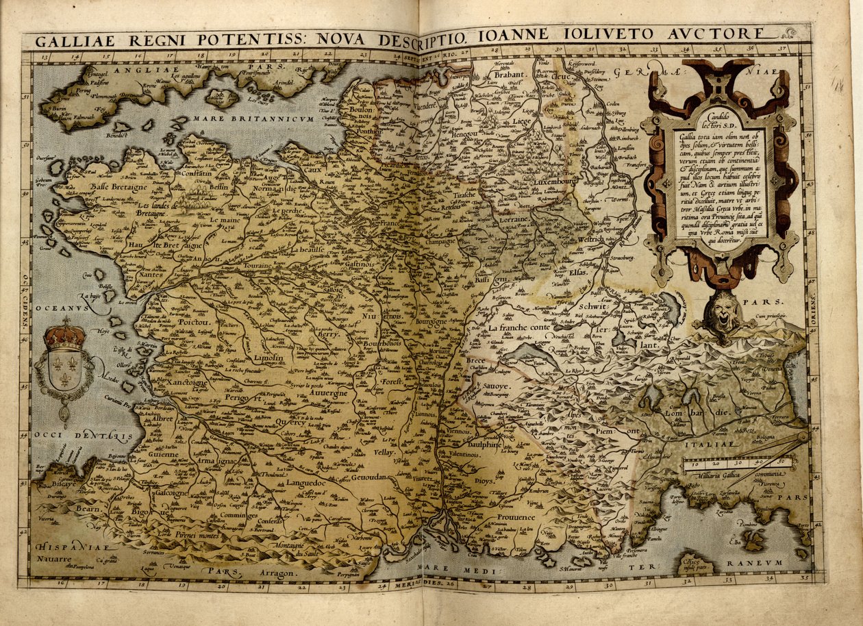 Divadlo Globe. od Abraham; Diesth Ortelius