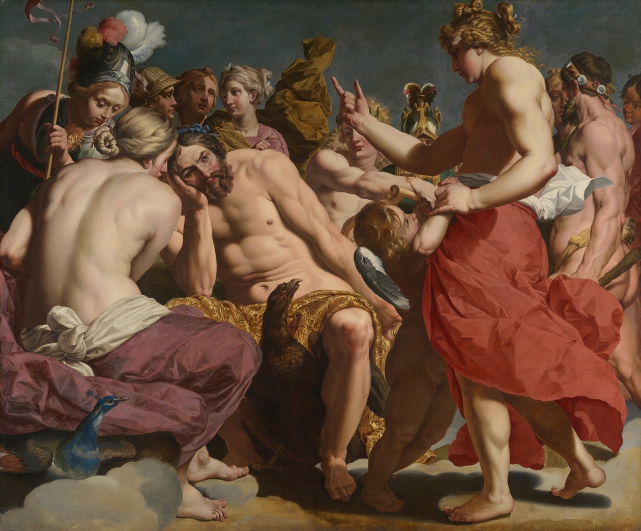 Jupiter pokárán Venuší, c. 161213. od Abraham Janssens