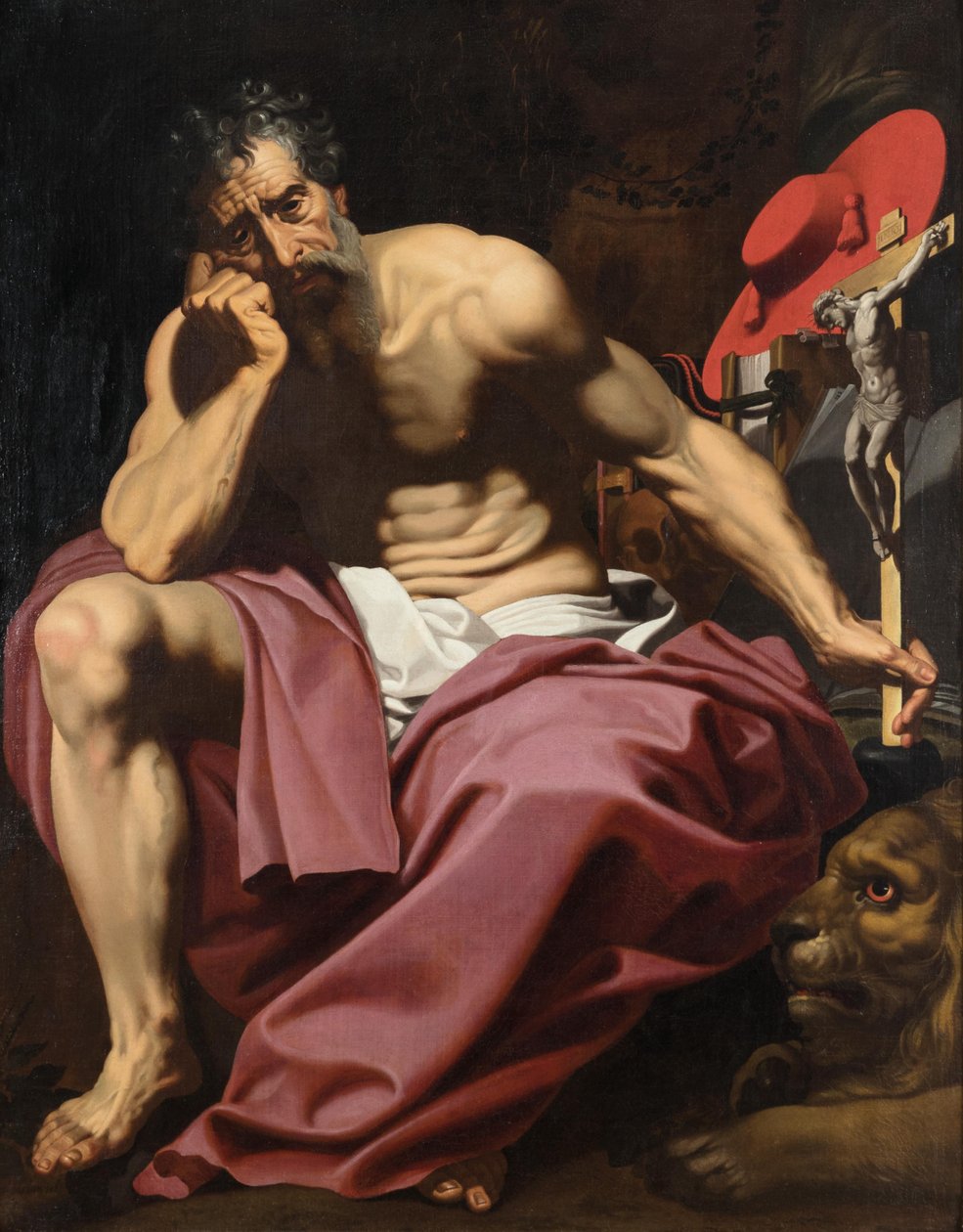 Svatý Jeroným od Abraham Janssens I