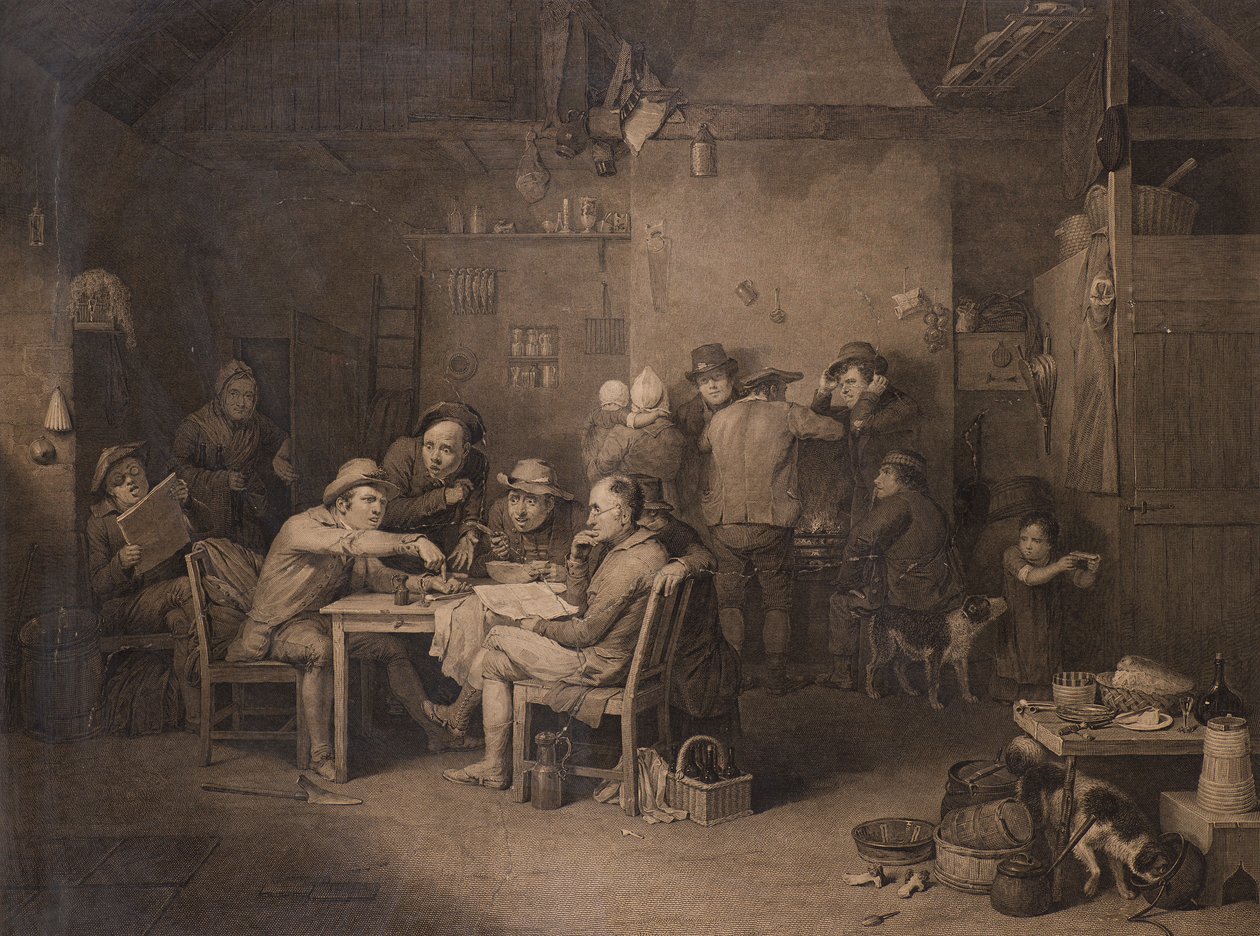 Vesničtí politici od Abraham Raimbach
