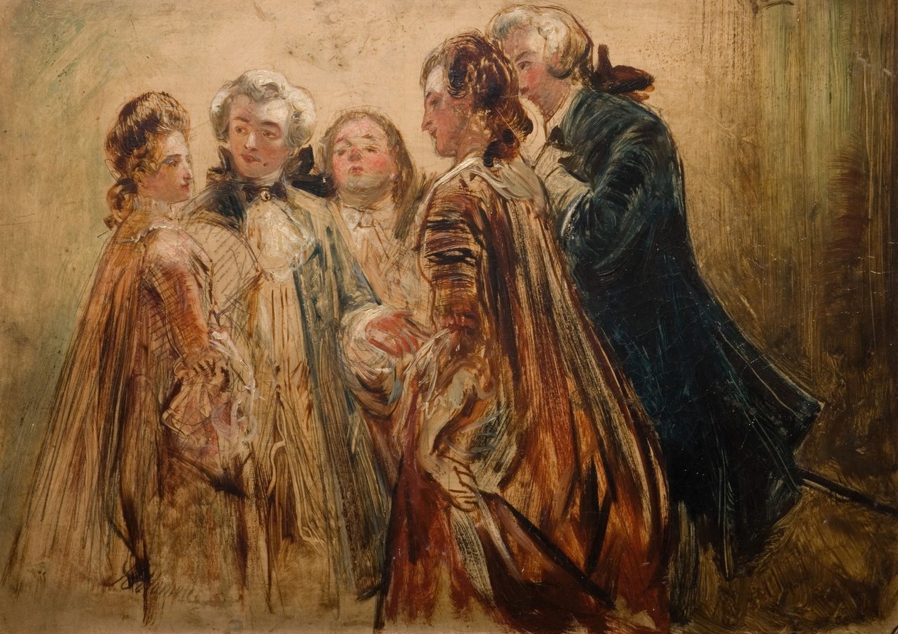 Kus konverzace, 1845-1850. od Abraham Solomon