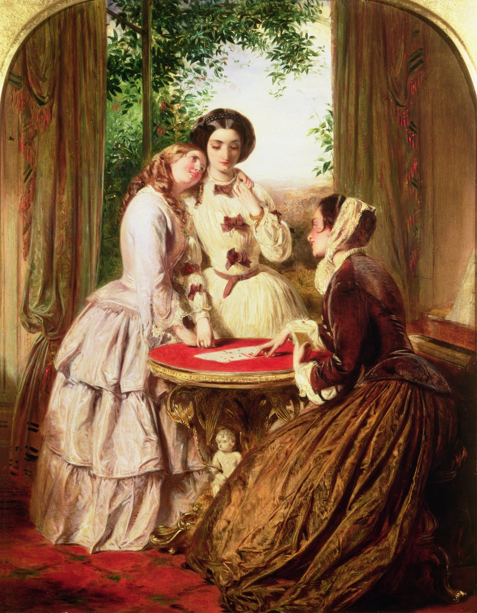 Doubtful Fortune (olej na panelu) od Abraham Solomon