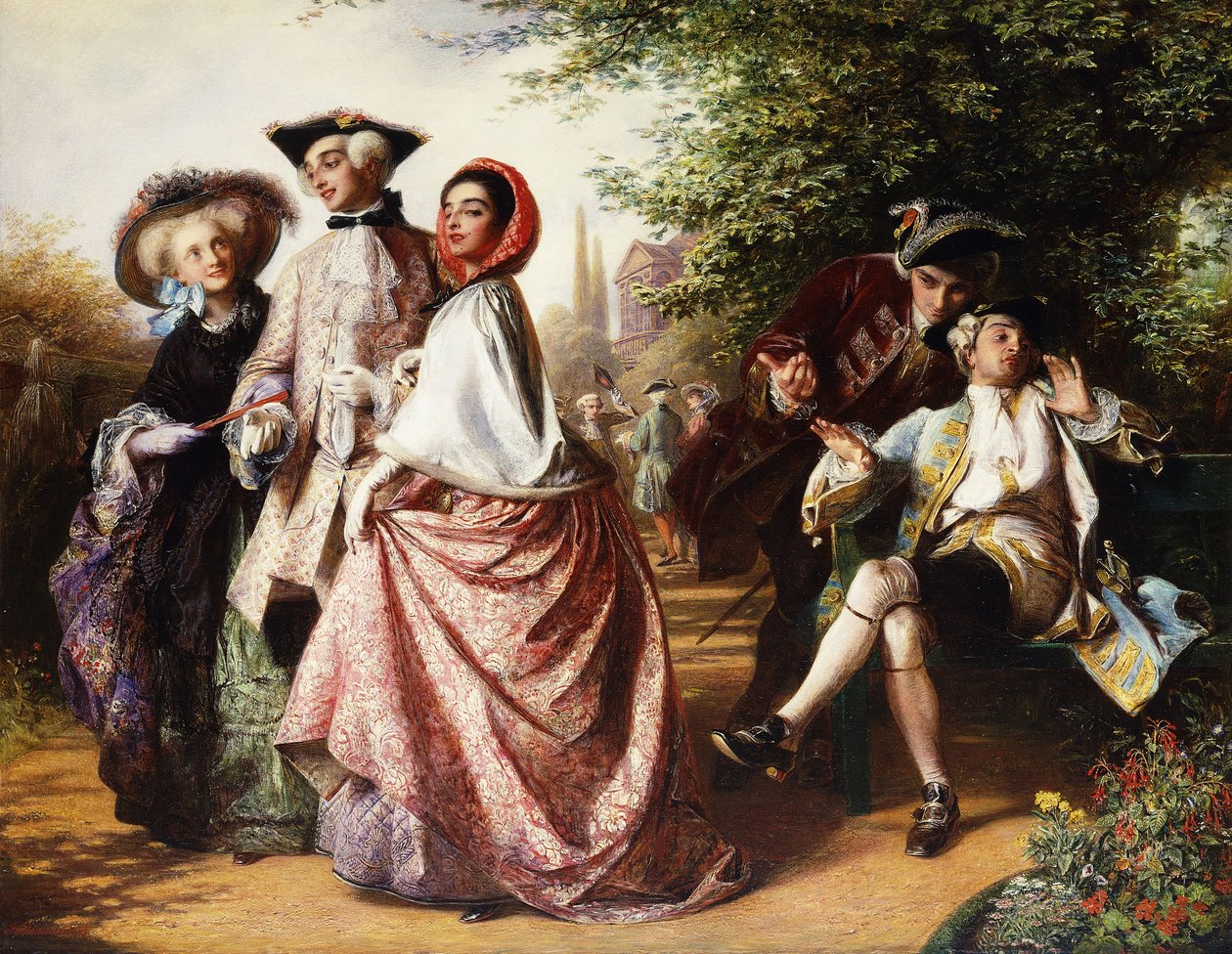 Liška a hrozny, 1858 od Abraham Solomon