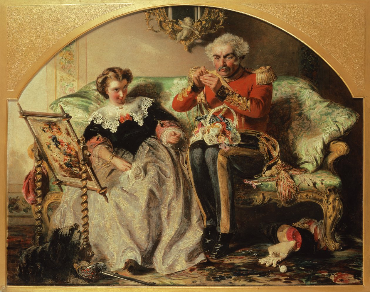 Zamilovaný lev od Abraham Solomon