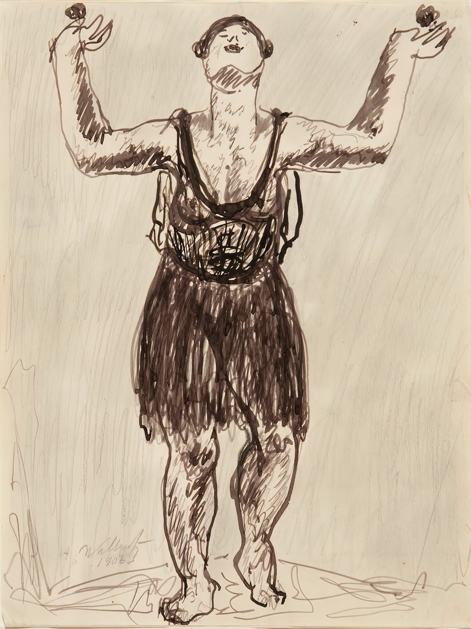 Isadora, 1906. od Abraham Walkowitz