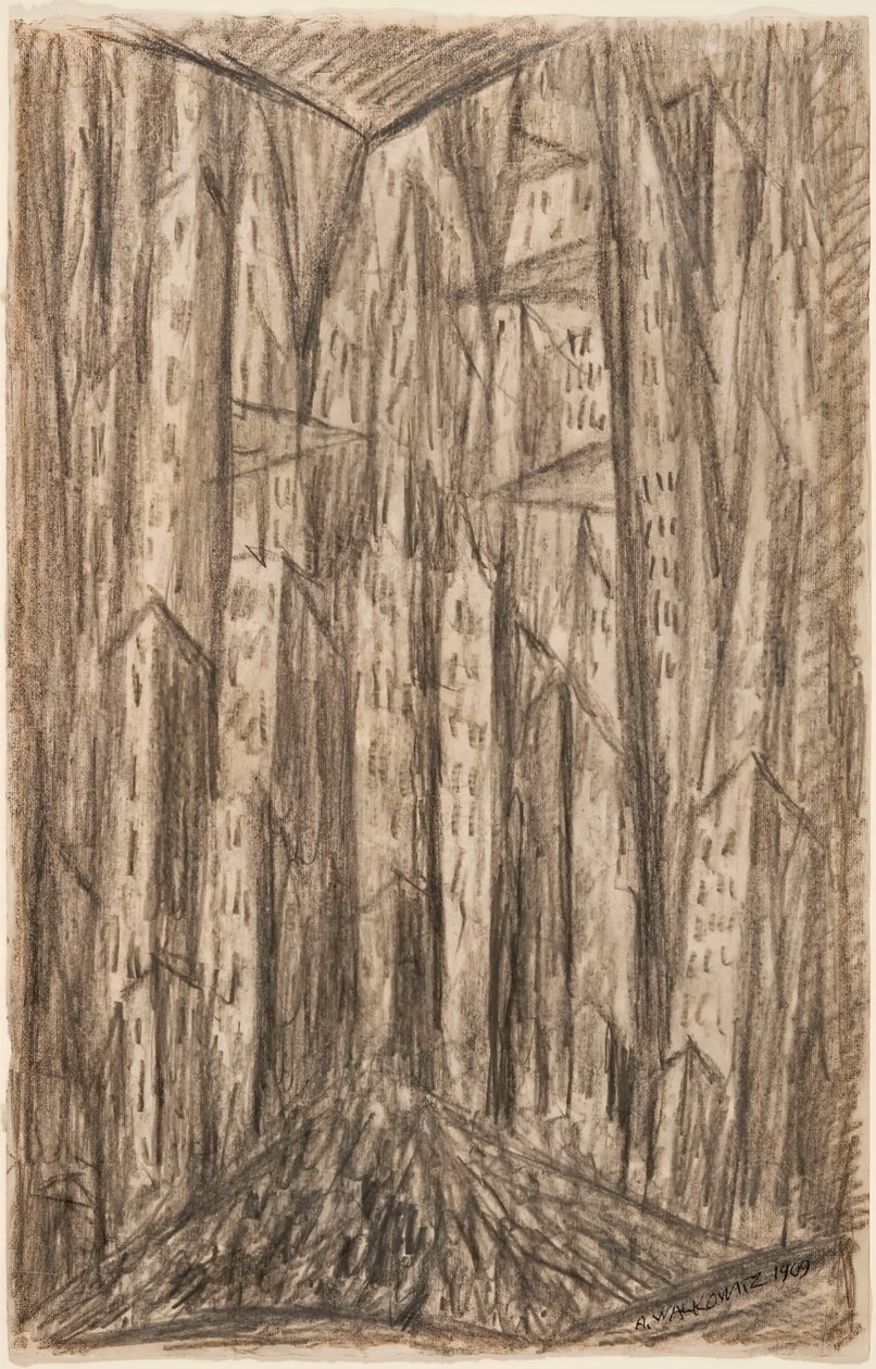 Město, 1909. od Abraham Walkowitz