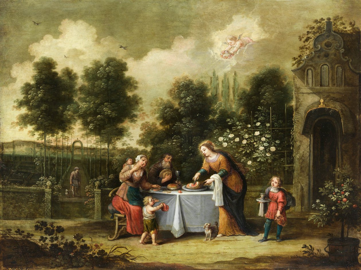 Svatá Alžběta Abrahama Willemsena od Abraham Willemsens