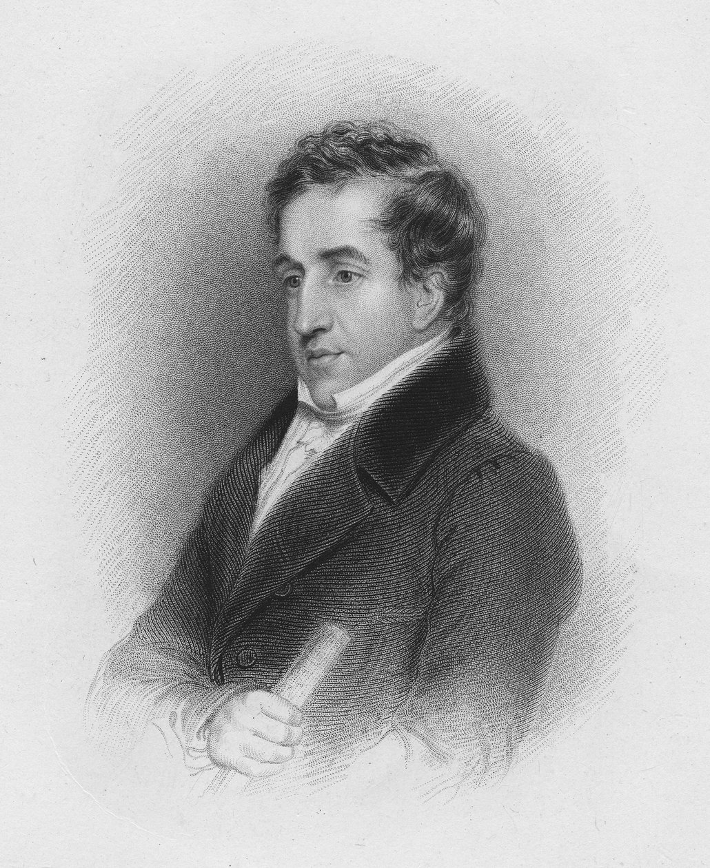 John Cam Hobhouse, kolem roku 1821 od Abraham Wivell