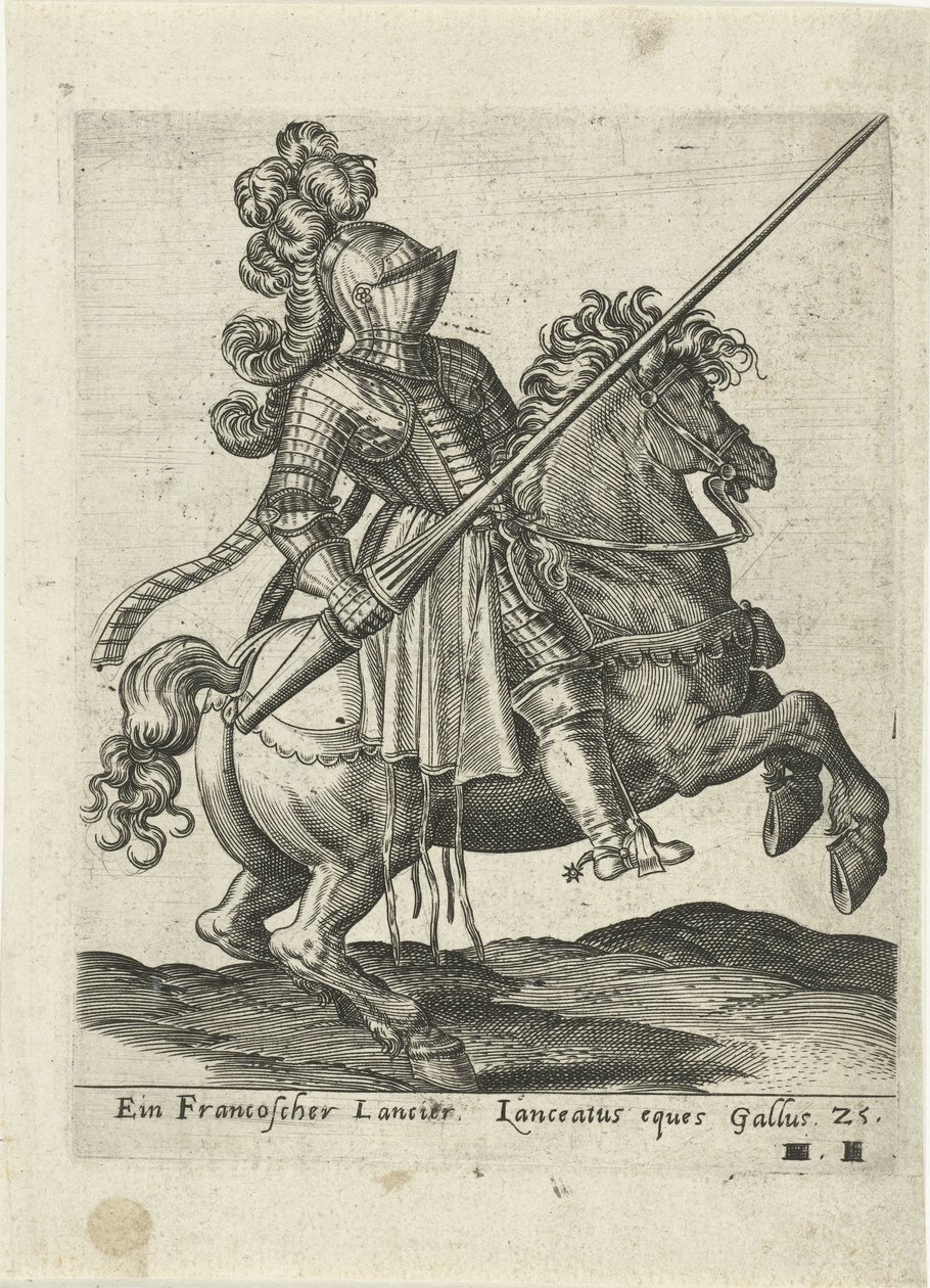 Francouzský kopiník od Abraham de Bruyn (attributed to)