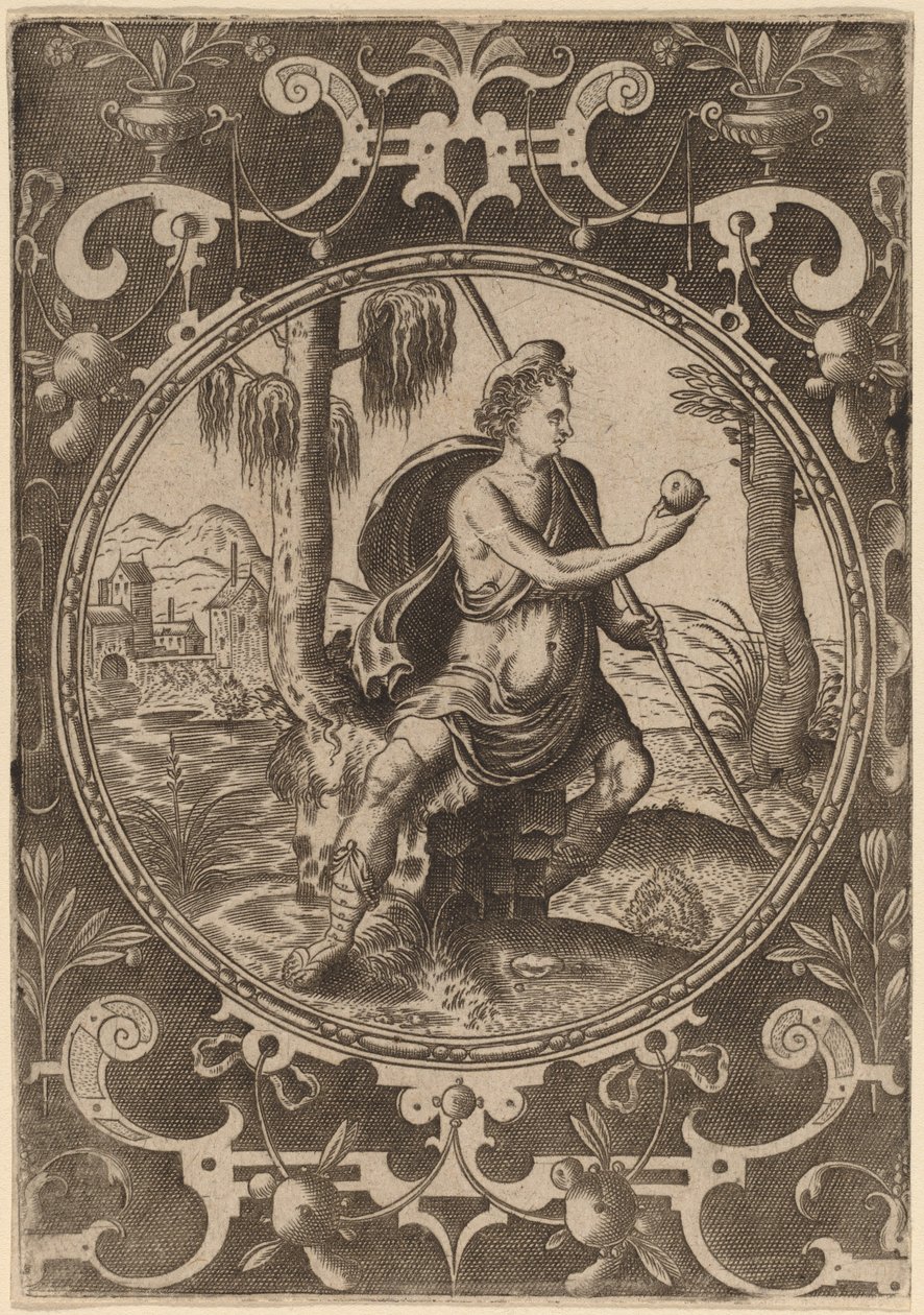 Paříž s Applem od Abraham de Bruyn