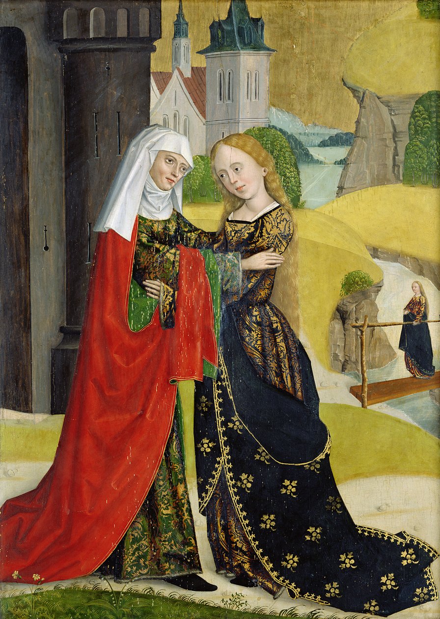 Návštěva z dómského oltáře, 1499 (tempera na panelu) od Absolon Stumme