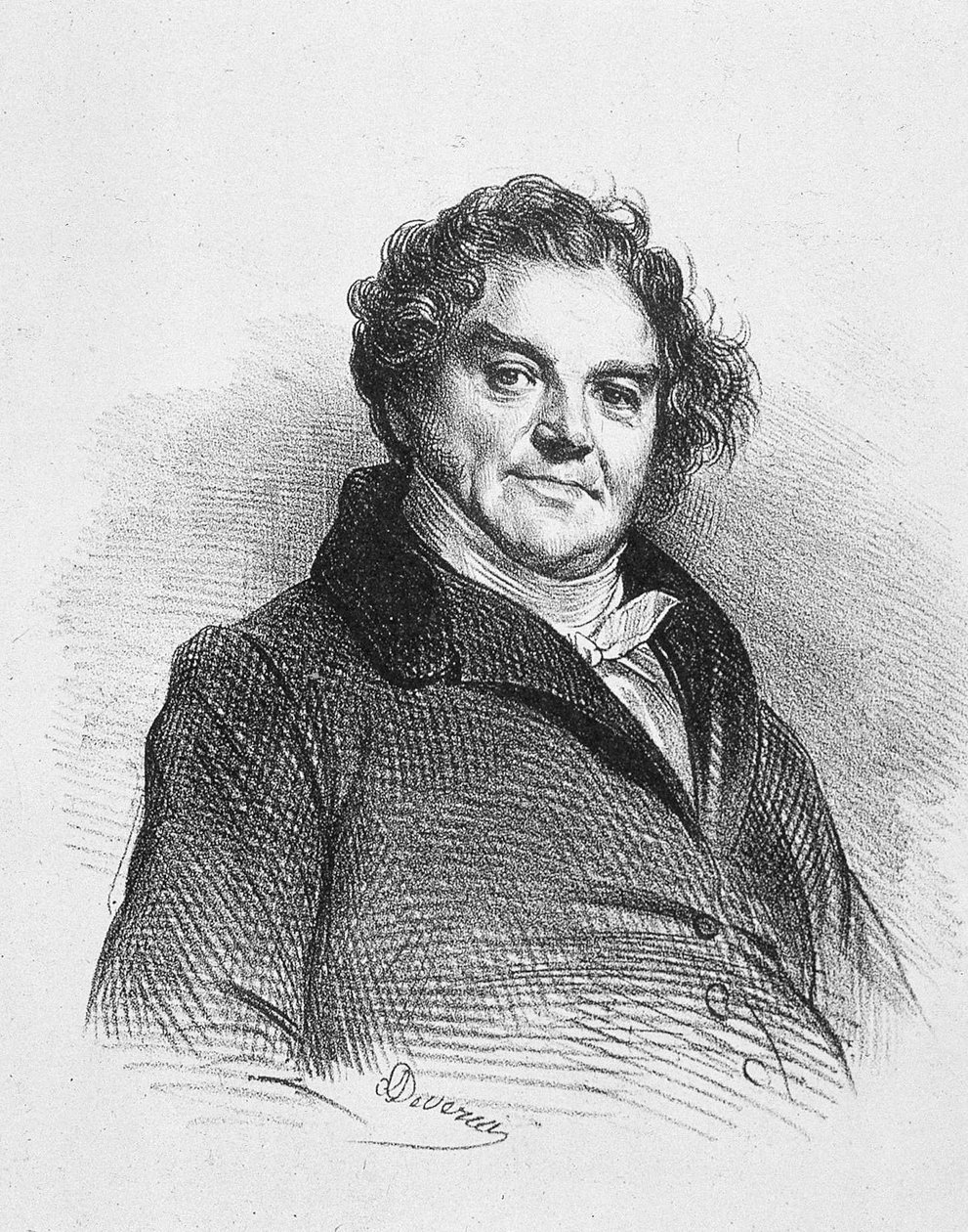 Portrét Vidocqa od Achille Devéria od Achille Devéria