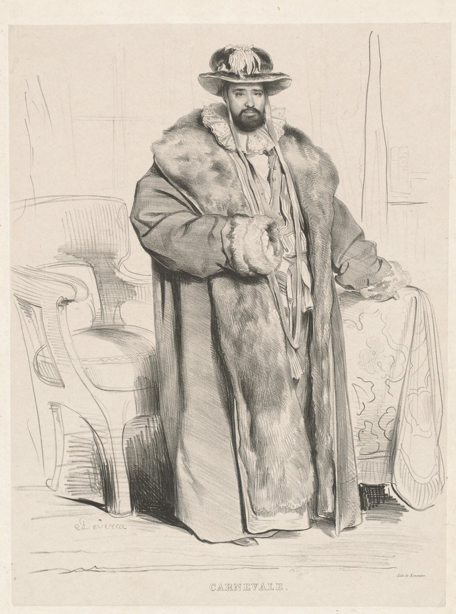 Carnevale od Achille Devéria