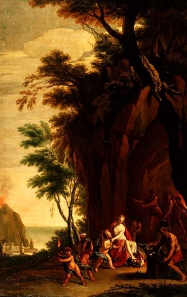 oheň od Acsilso Antonio de Palomino