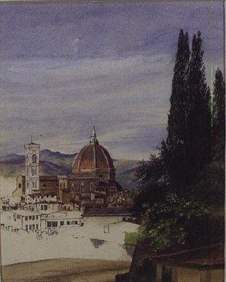 Florencie ze zahrad Boboli (nedokončeno) od Ada Dundas