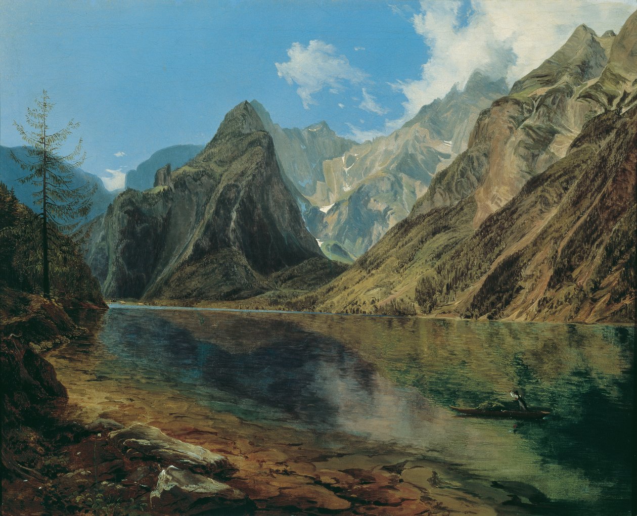 Königssee s Watzmannem od Adalbert Stifter