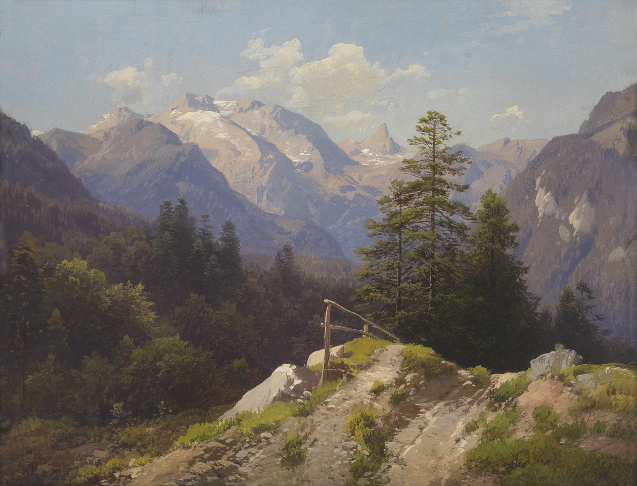 Prof. Waagen ... Tauern z Berchtesgadenu od Adalbert Waagen