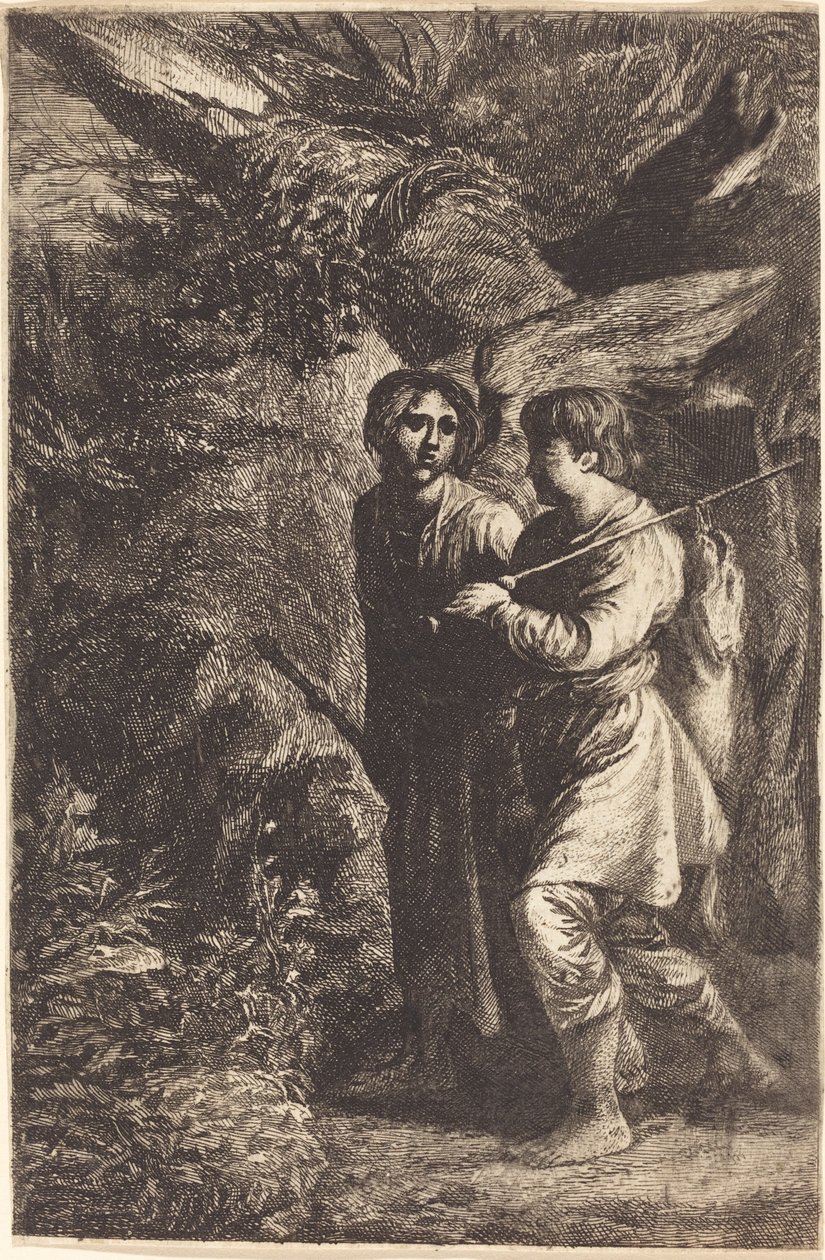 Tobiáš a anděl od Adam Elsheimer