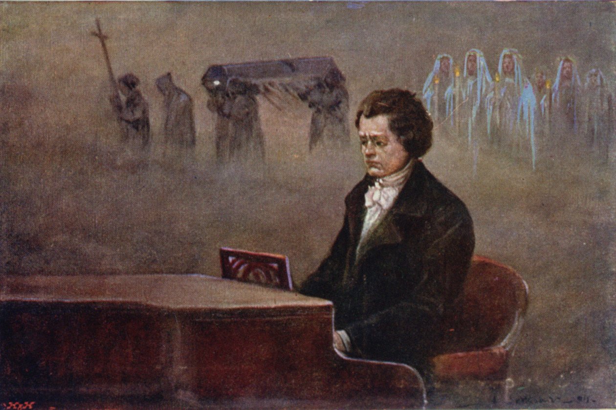 The Vision of Beethoven, c.1910 od Adam Setkowicz