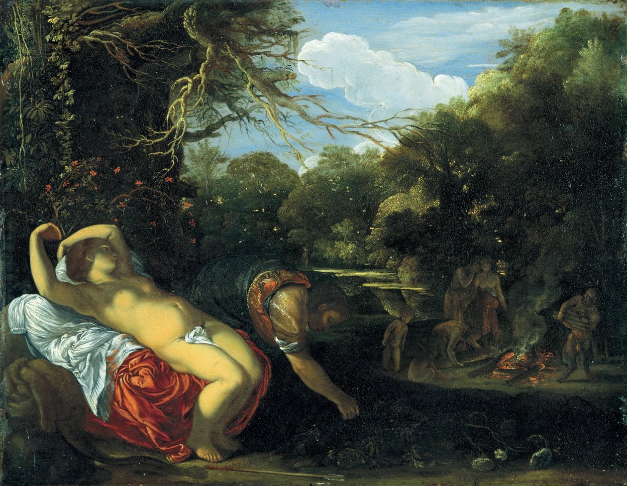 Apollo a Coronis od Adam Elsheimer