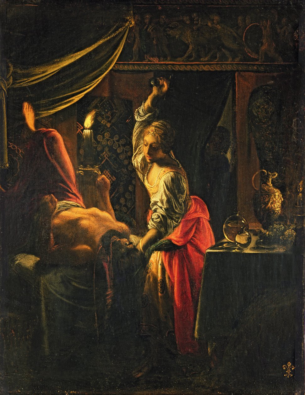 Judith a Holofernes (olej na plátně) od Adam Elsheimer