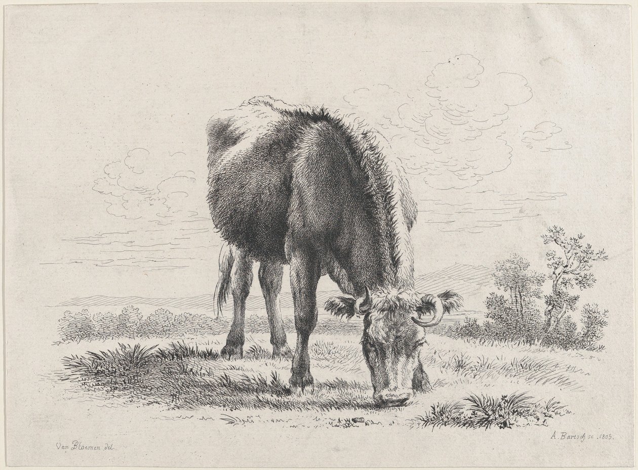 Pasení krav, 1805., 1805. od Adam von Bartsch