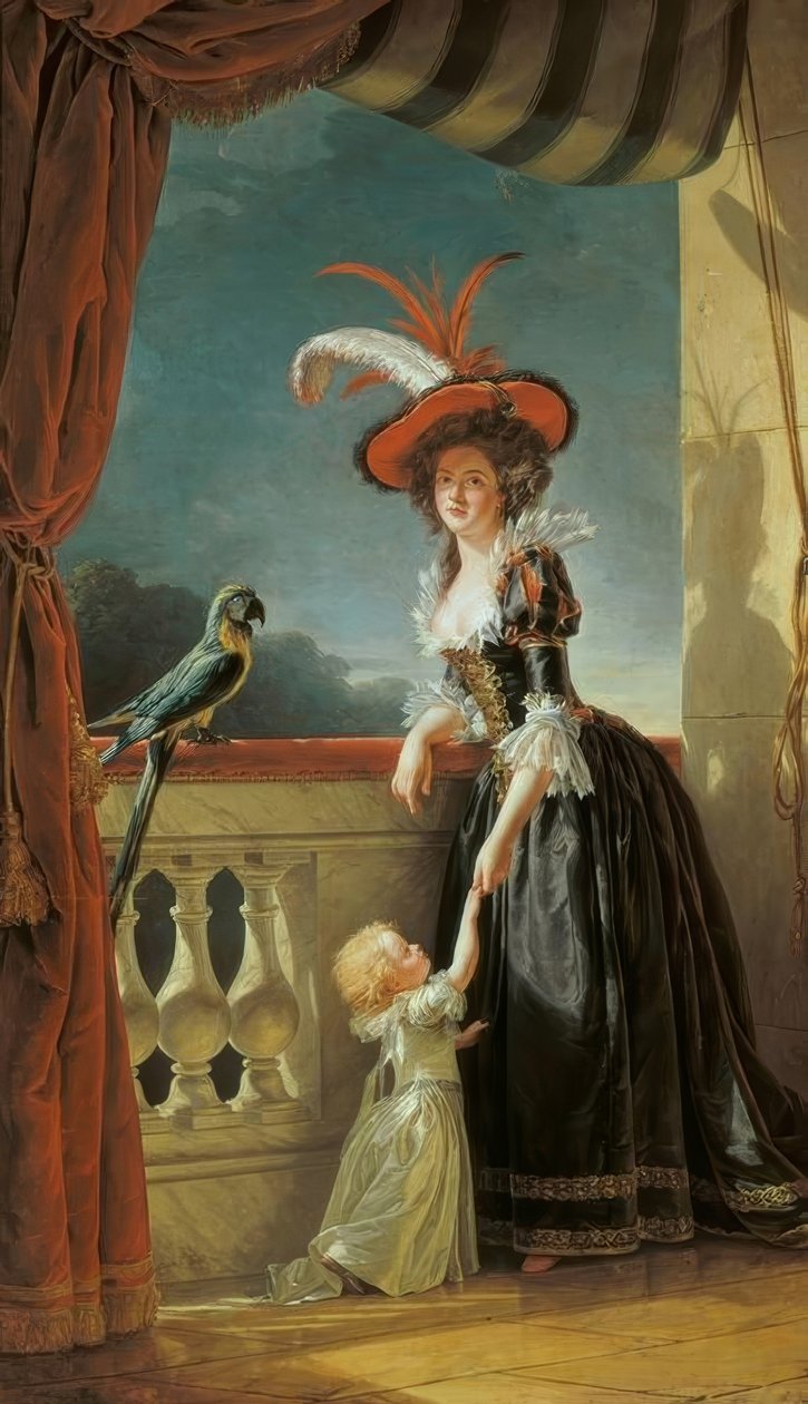 Louise Elisabeth z Francie / Labille-Guiar od Adelaide Labille Guiard