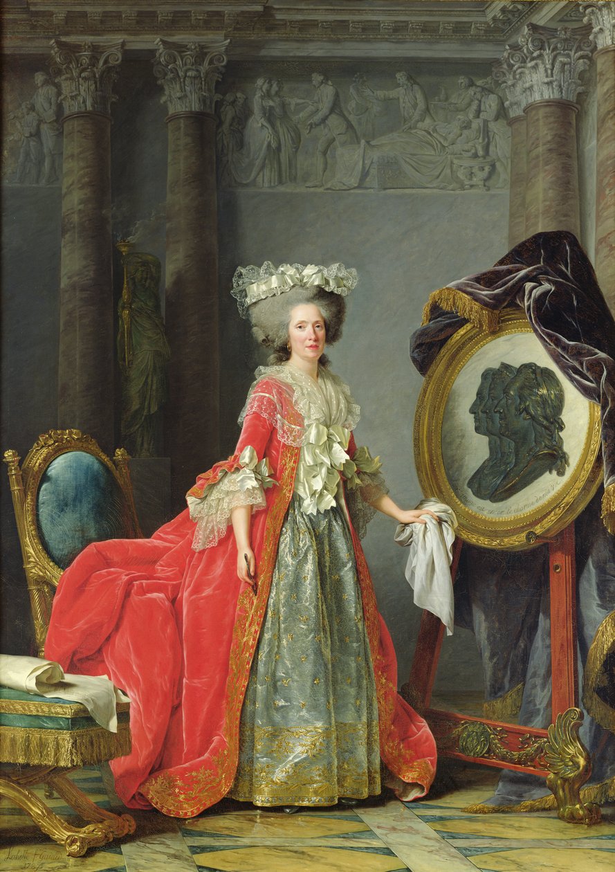 Portrét Adelaide z Francie od Adelaide Labille Guiard